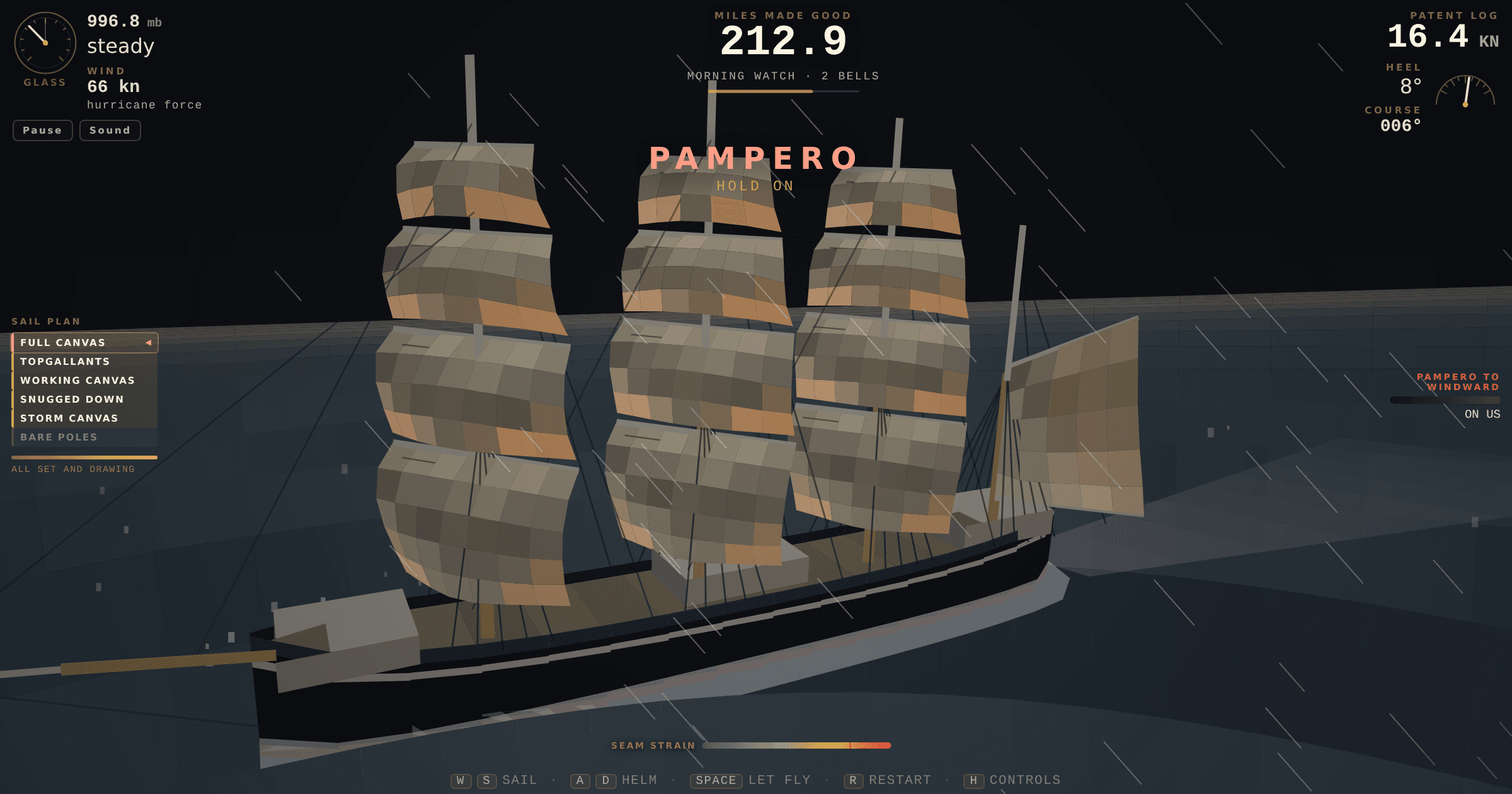 Cover art for PAMPERO