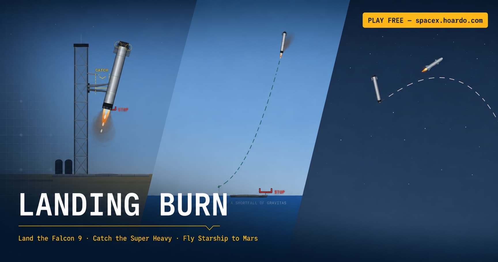 Cover art for SpaceX Flight and landing simulator